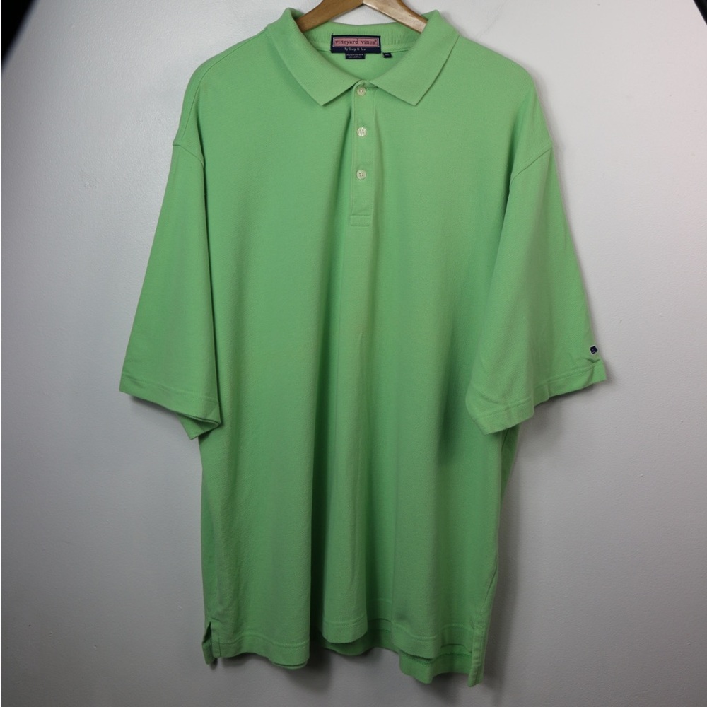 Vintage Vineyard Vines By Shep & Ian Lime Green Polo Shirt Men’s Size XL